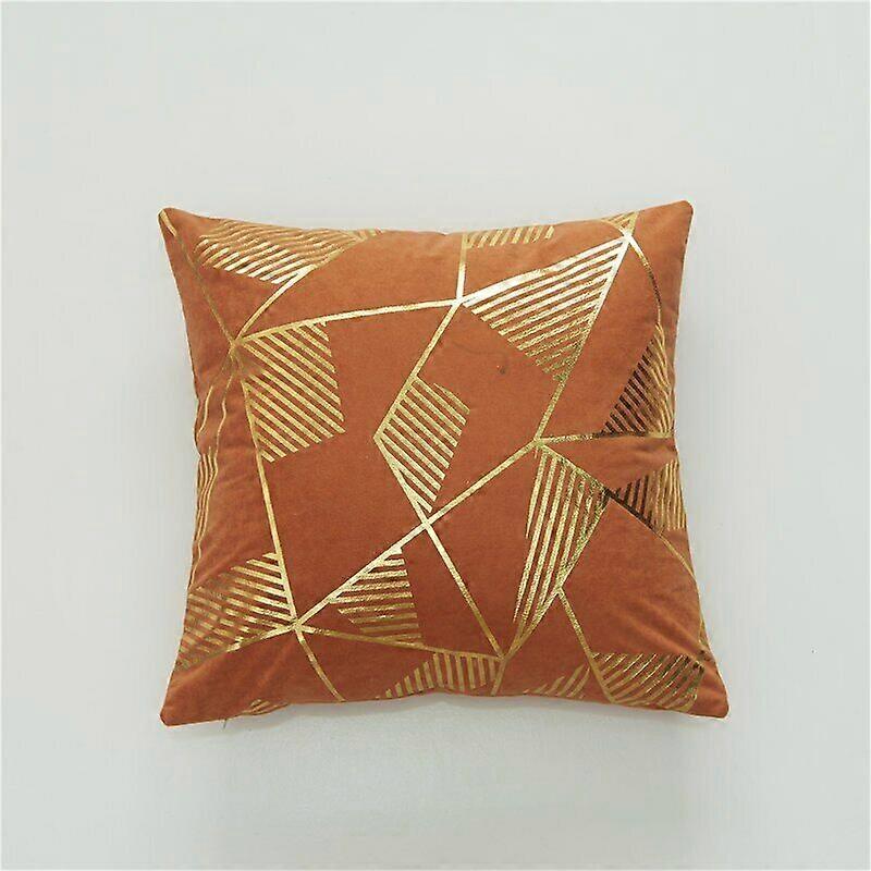 New Cushion Cover Flocking Decorative Pillowcase Plush Throw Pillowcase For Home