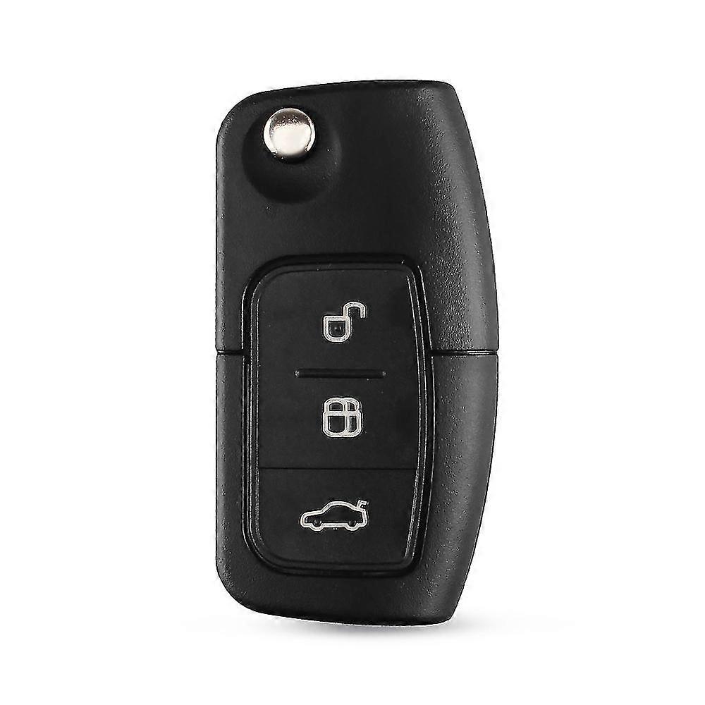 Modified Folding Car Key Fob Case For Ford Focus 3 Fiesta Connect Mondeo C Max 2013 3 Buttons Smart Key