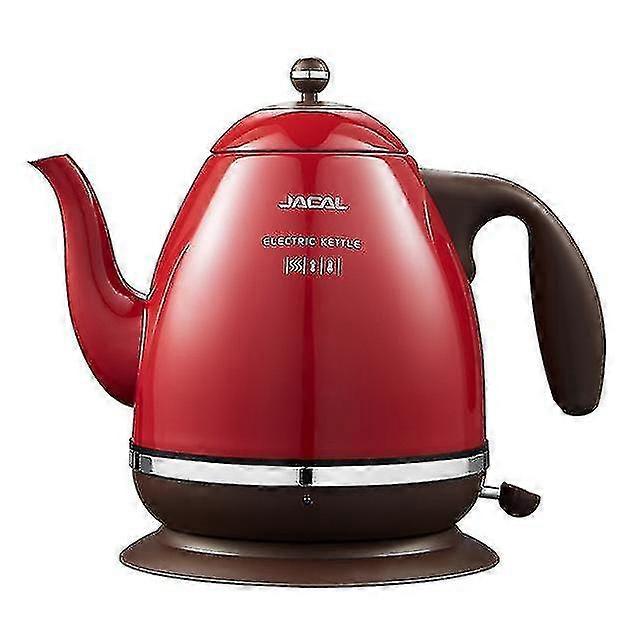 レトロな電気ケトル304ステンレス鋼家電1.5lポータブル旅行水