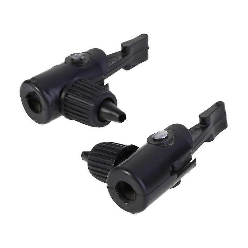 2pcs Bicycle Inflator for Valve Air Pump Schrader Adapeter Nozzle Tackle Accesso