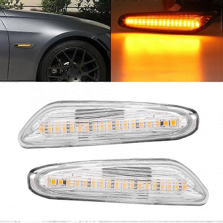 1 Pair 12V 5W Car LED Brake Turn Signal Side Marker Light Indicator Lamp Fit for BMW E82 E88 E60 E61 E90 E91 E92 E93
