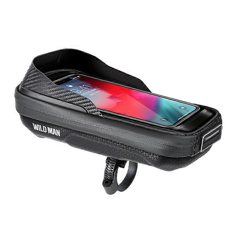 Bike EVA hard shell touch screen handlebar bag