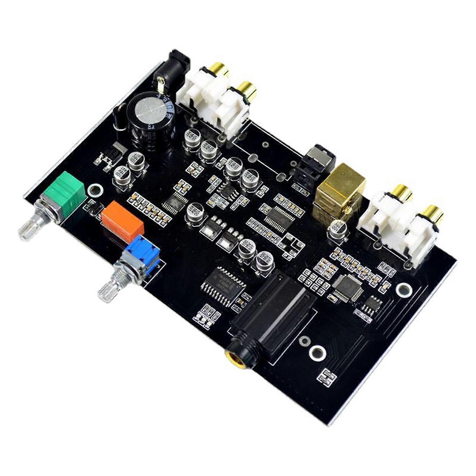 PCM5100 Digital to Analog Converter USB Optical Fiber Audio Decoding Board
