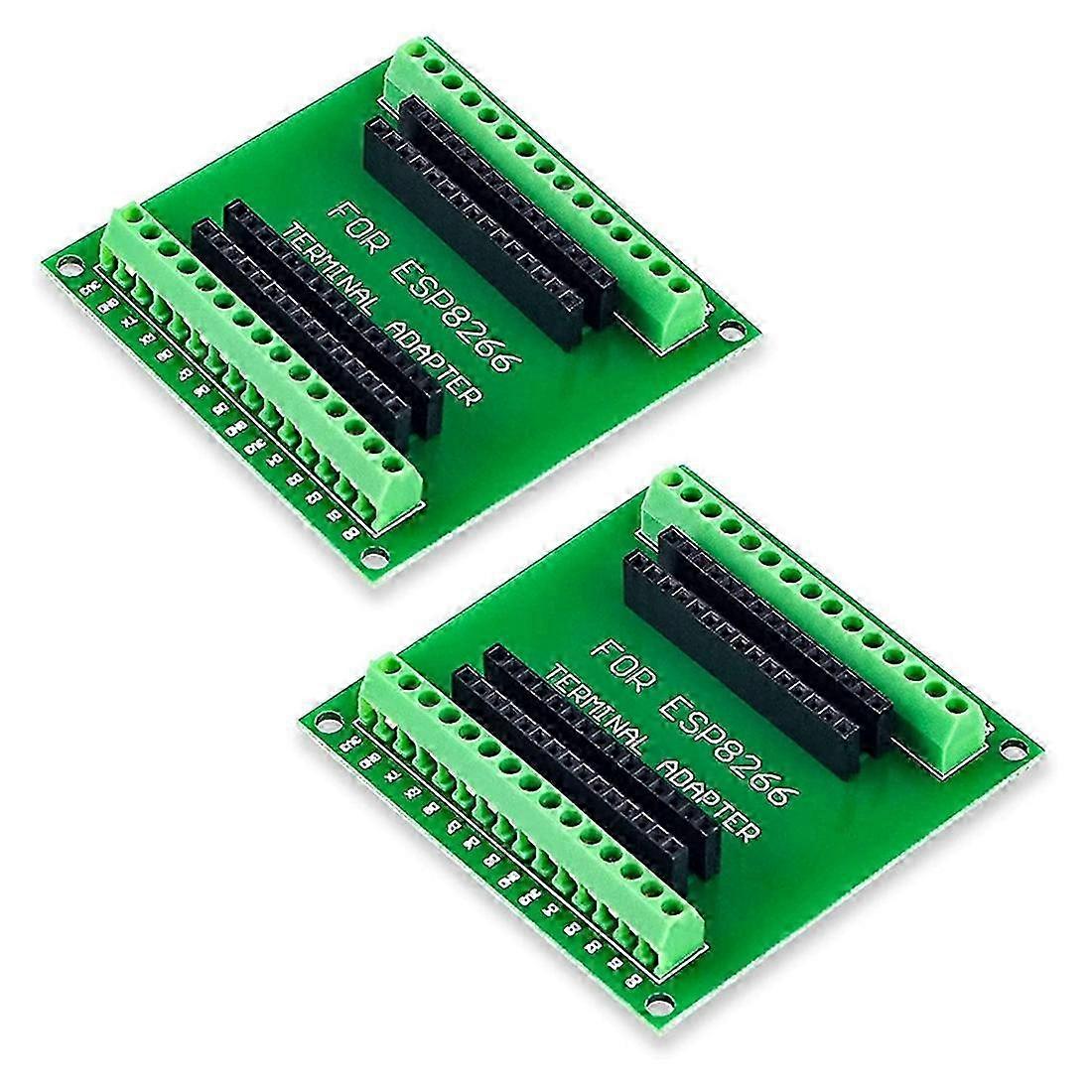 Scheda di breakout ESP8266 da 2 pezzi, GPIO 1 in 2 per scheda di sviluppo ESP8266 ESP-12E NodeMCU