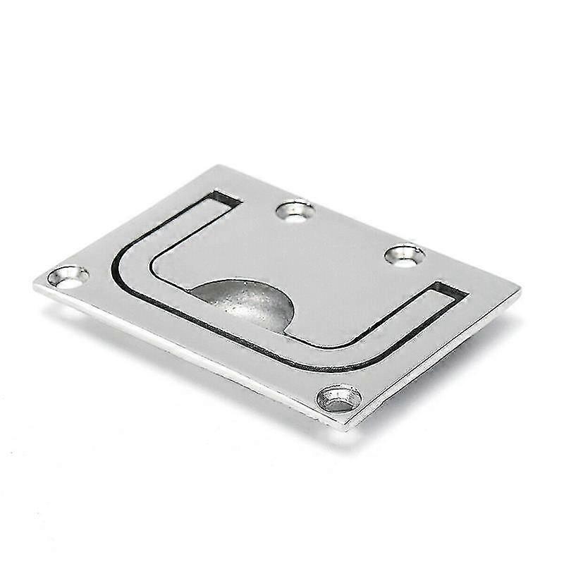 Steel Ship Ring Hatch Handle Flush Handle, Flush Ring Handle, Cabinet Locker Handle, Flush Handle 316 Stainless1pcs-silver