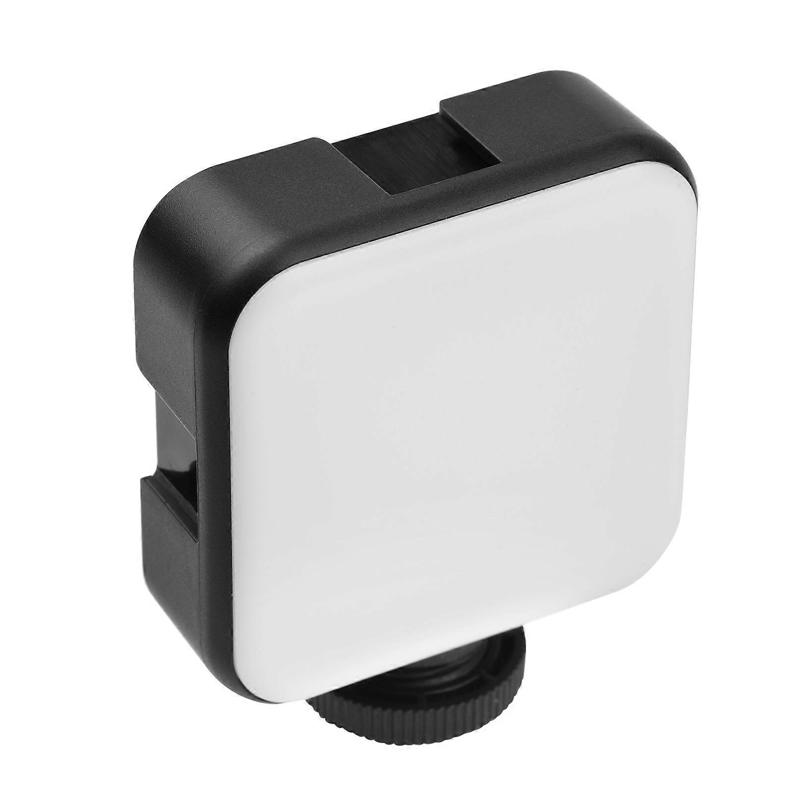 Mini Video LED Light 5600K Dimmable 4W Type-C Built-In Rechargeable Battery with 3 Cold Shoe Mounts