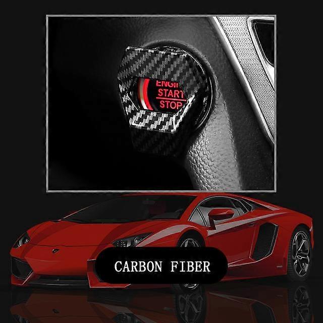 Voiture One-Click Engine Ignition Start Stop Swich Push Button Kit de protection Cover Sticky Decoration