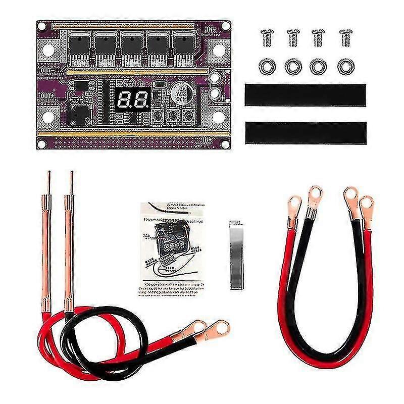 xjK99 Lithium Battery 12v Spot Welding Machine Full Set Of Accessories Circuit Control Motherboard