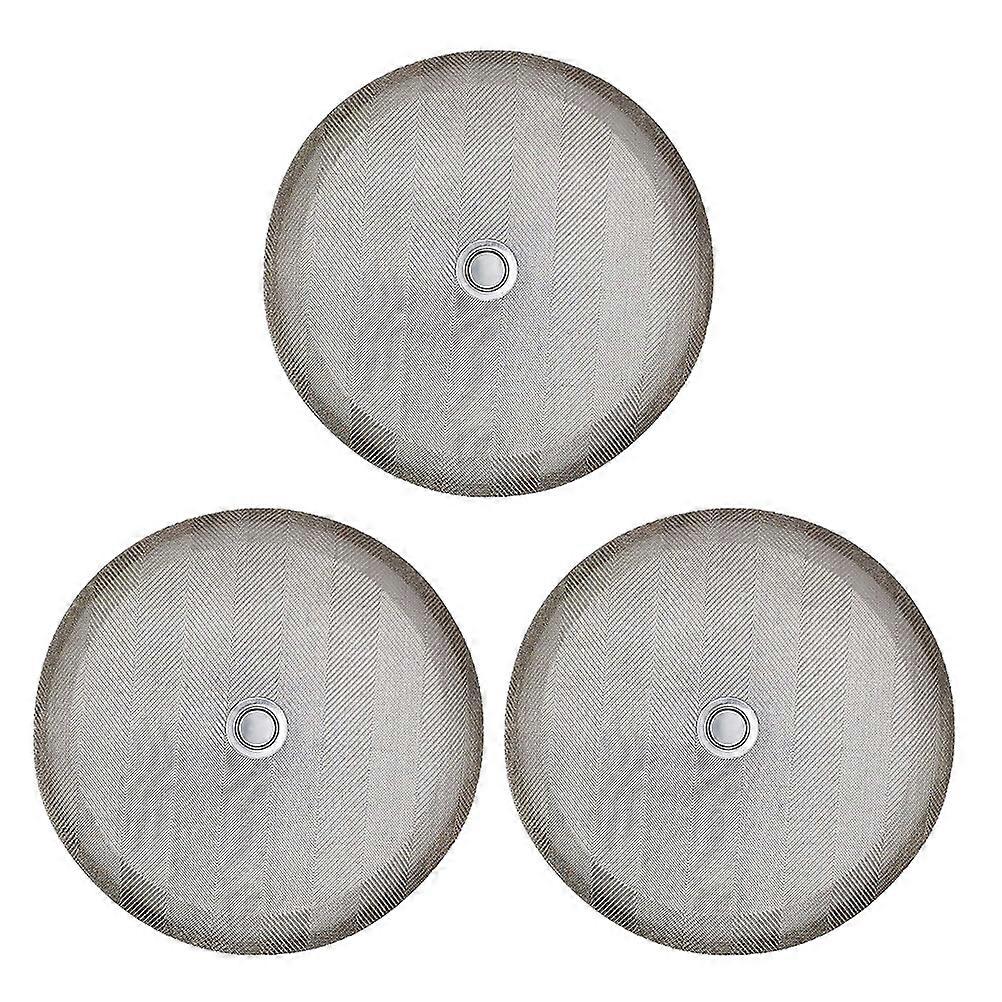 3pcs Portable Coffee Machine Stainless Steel Filter Mesh Pot Simple Strainer Mesh