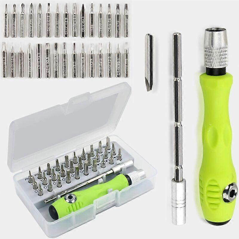 32 in 1 magnetic ratchet screwdriver set, with 32 screwdriver bits, multi-function screwdriver, multi-function repair tool.