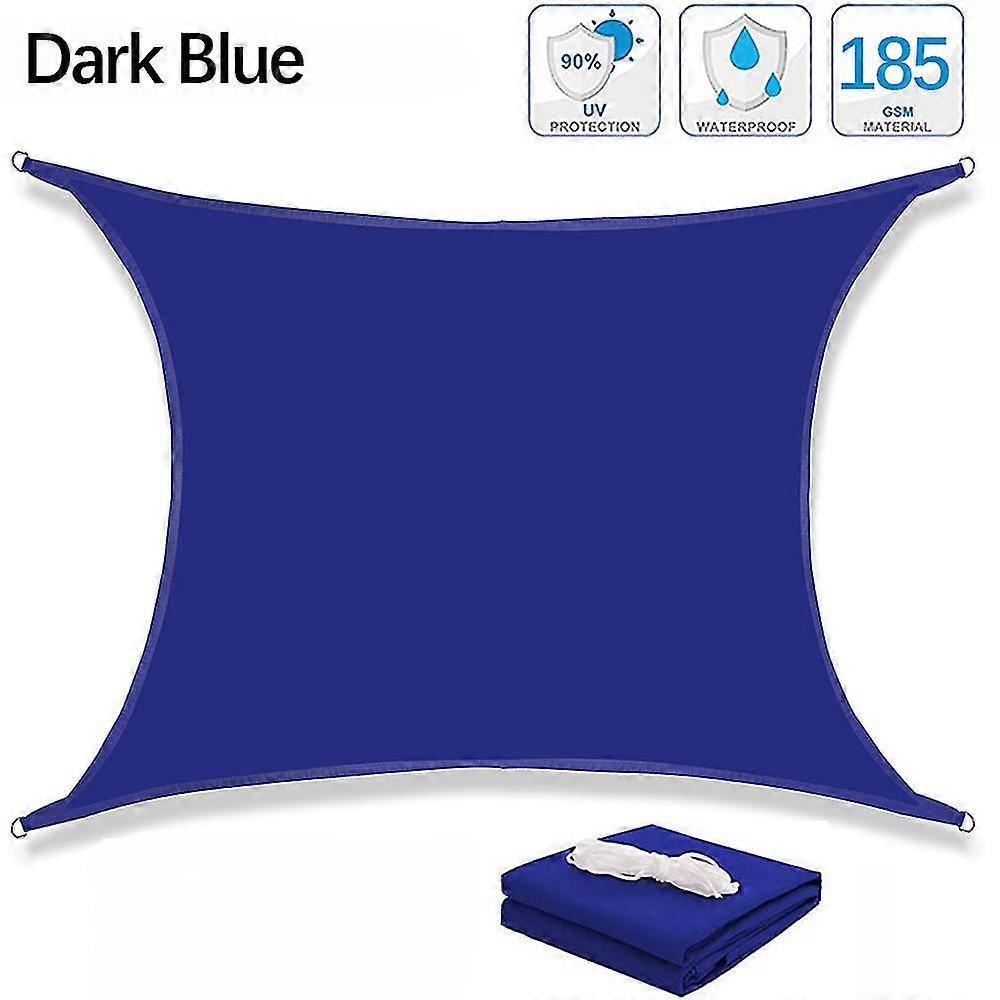 Vela ombra, Vela quadrata rettangolare, Giardino Patio impermeabile In poliestere Tenda da sole nuoto, Campeggio Escursionismo Vela Baldacchino