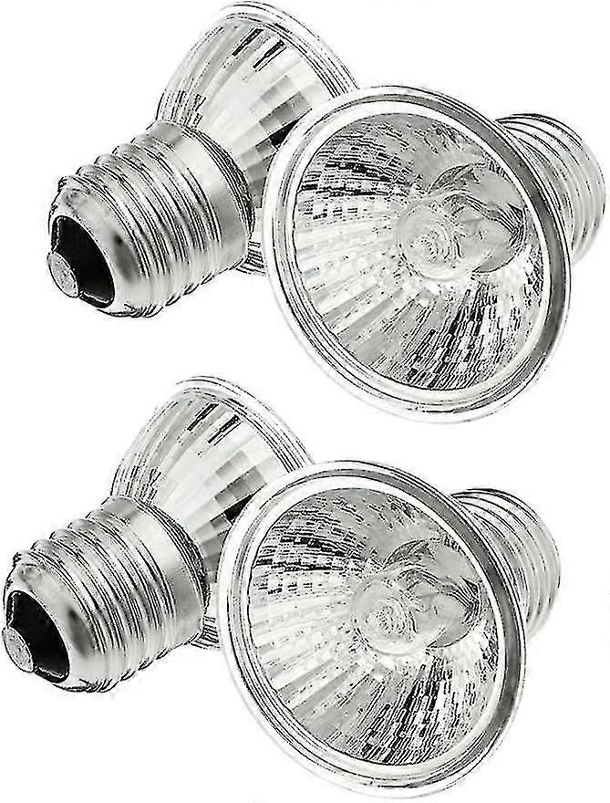 4-pack Uva Uvb Reptile Heat Lamp Bulb, E27 75 Watt Reptile Heat Bulb Full Spectrum Sun Light Lamp For Bearde Dragon, Lizard, Turtle, Gecko & More Tw