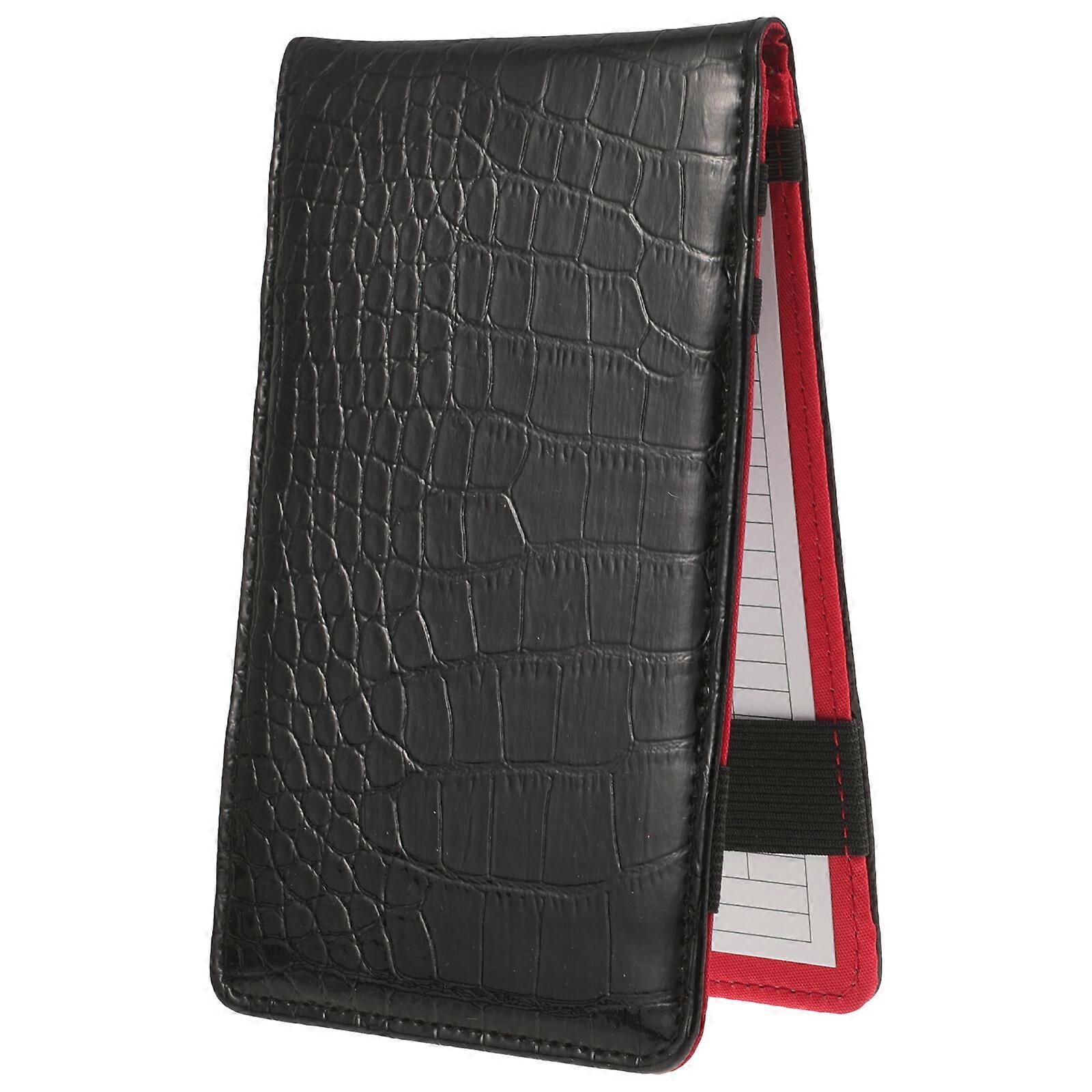 Golf Scorekarten Halter PU Leder Score Keeping Book Scorecards Recording Notebook