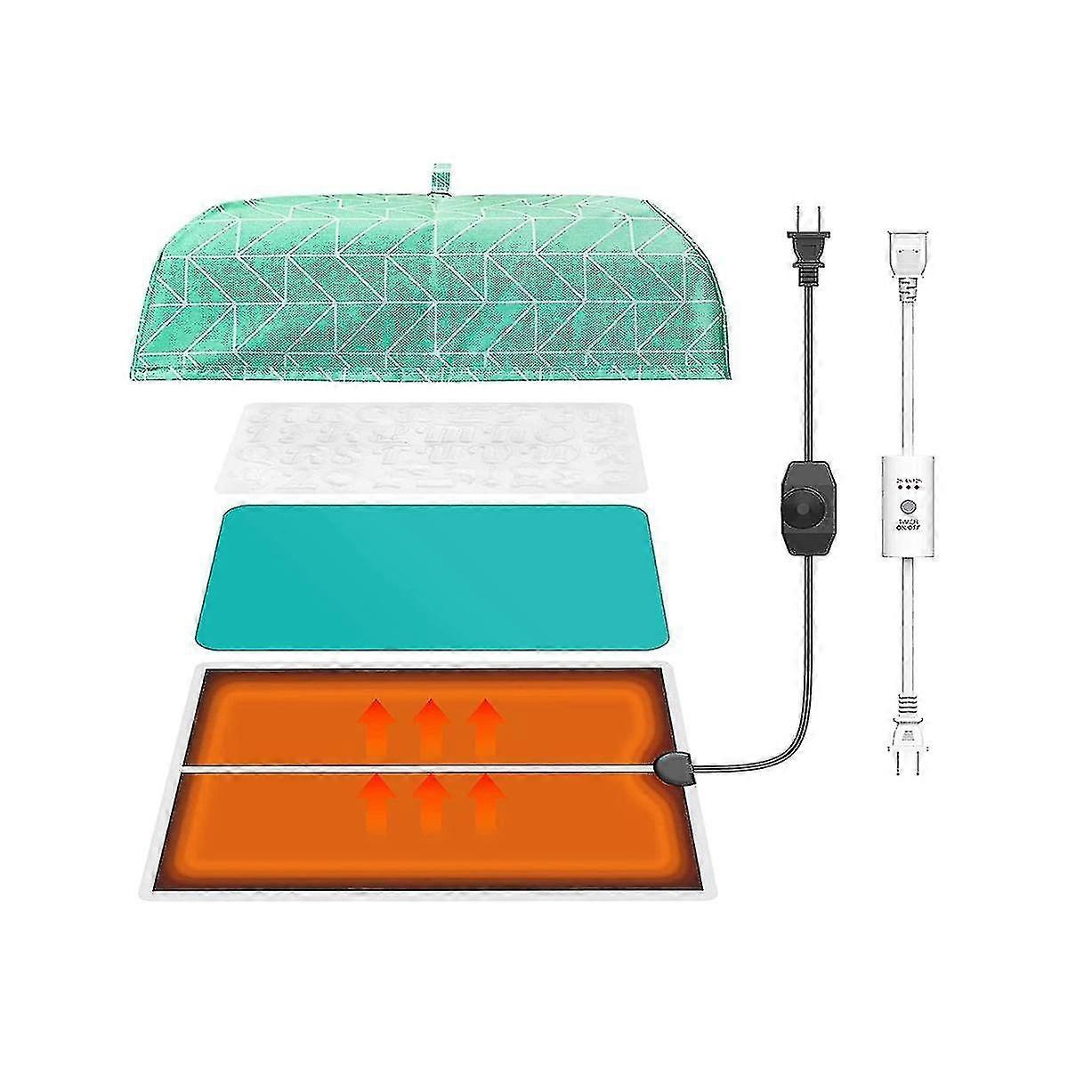 Resin Heating Mat, Resin Molds Heating Pad, Resin Curing Machine, Epoxy Resin Dryer For Epoxy Molds