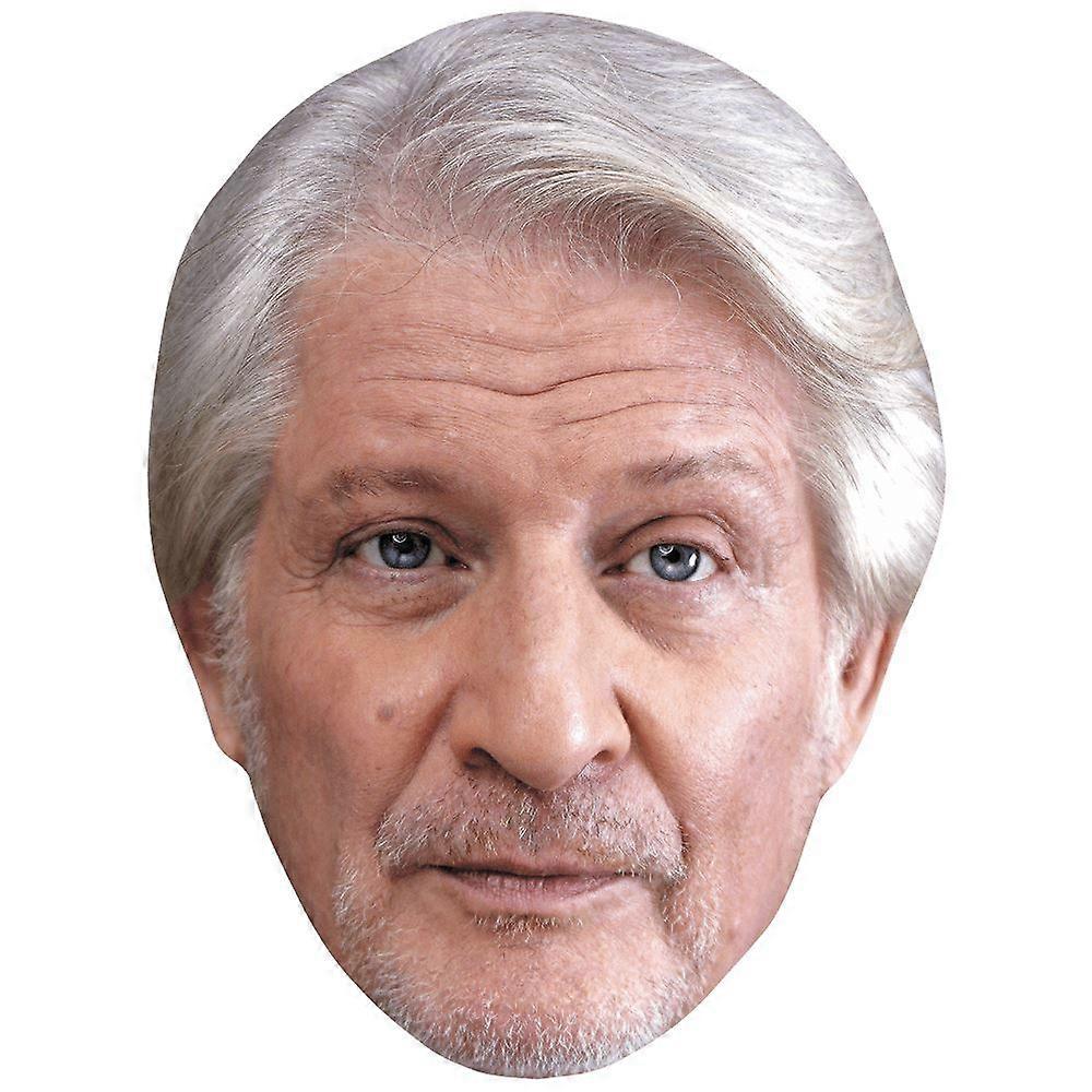 Patrick Sébastien (Stubble) Celebrity Mask, Flat Card Face