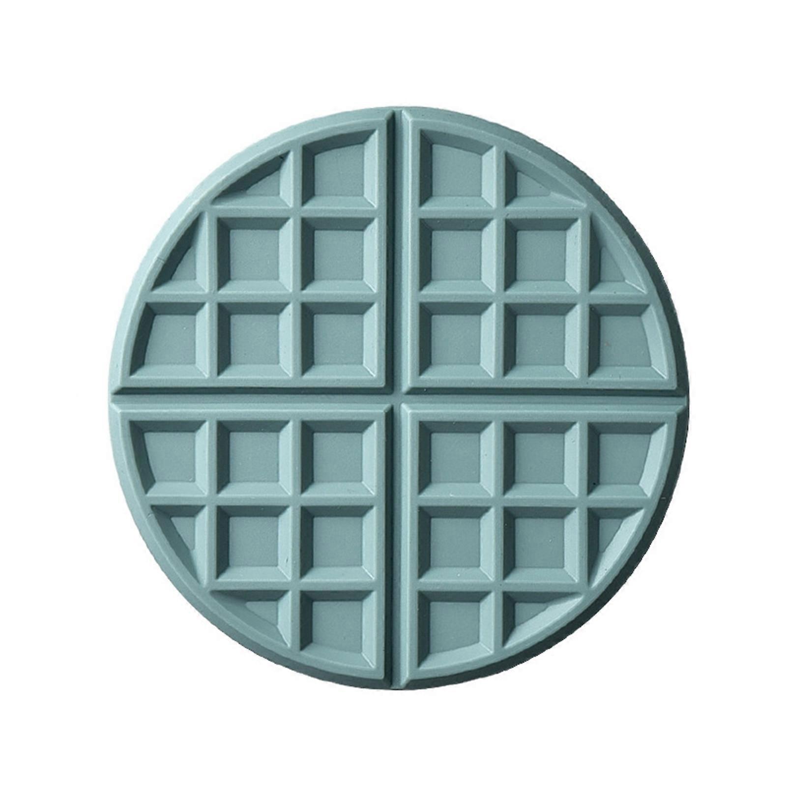 Insulation Pad Thick Creative Silicone Waffle Insulation Cup Coaster Pad for Cafe