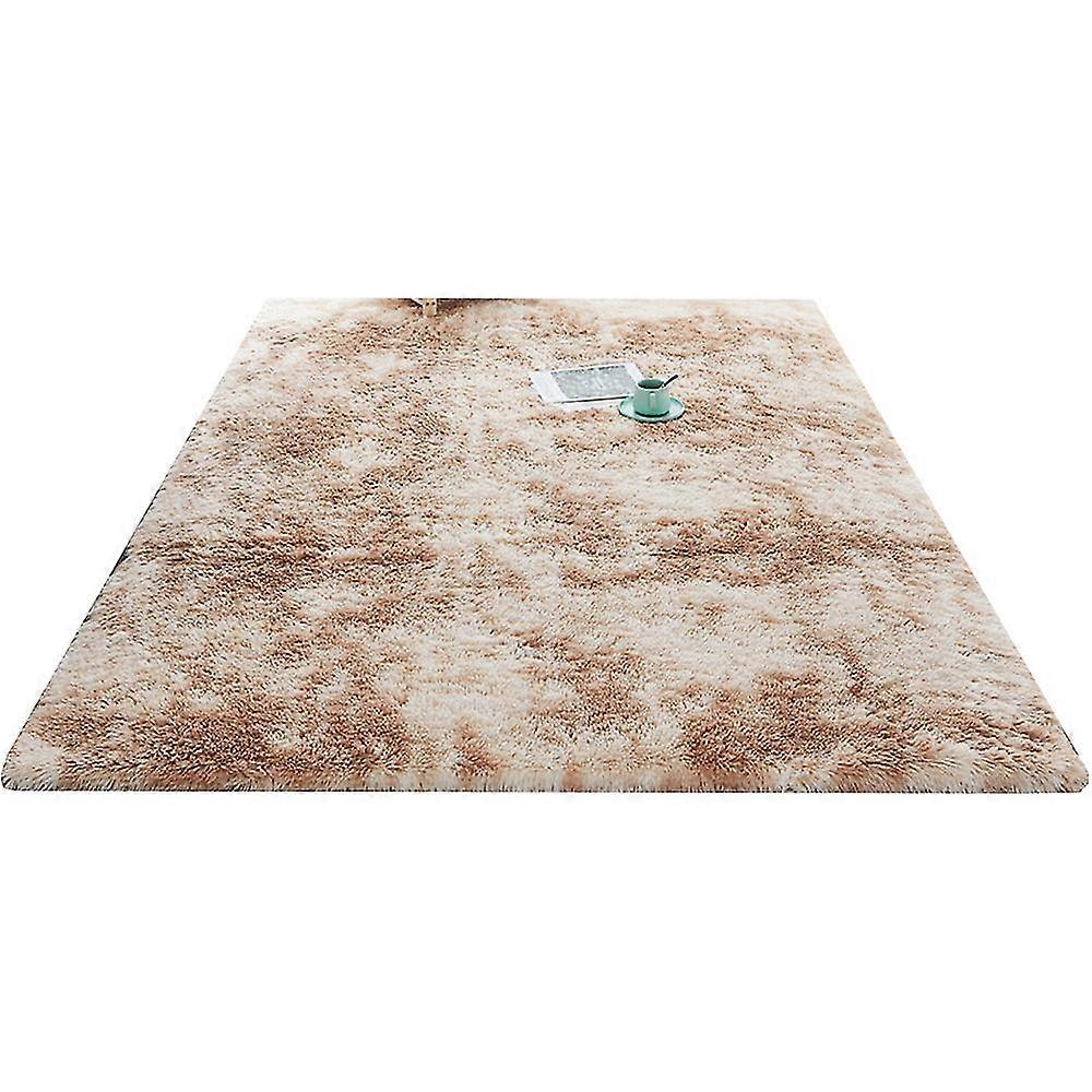 Oval Fluffy Ultra Soft Bedroom Carpet Plush Plush Carpet