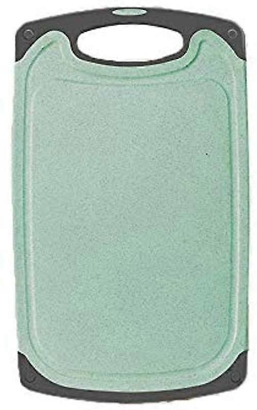 لوح تقطيع المطبخ ، مع أقدام غير قابلة للانزلاق وأخاديد عصير ، مقبض سهل الإمساك ، آمن للغسل في غسالة الصحون ، خالي من مادة BPA ، S: (8.27 × 13.7 بوصة) ، أخضر