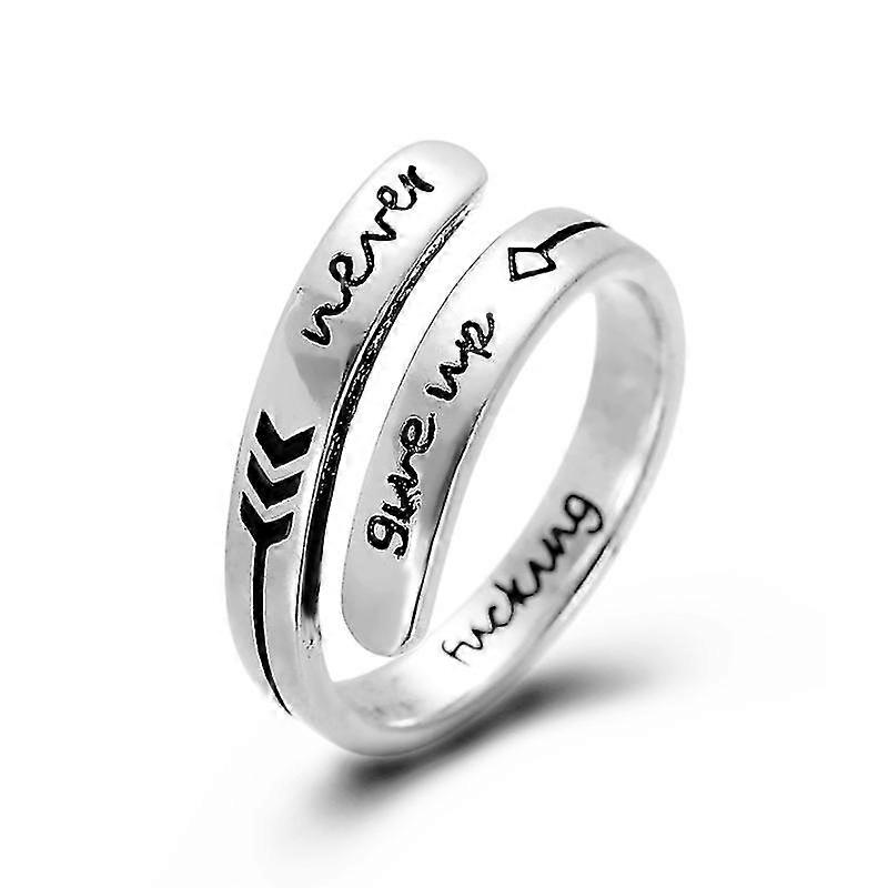 inspirational ring adjustable ring encouragement