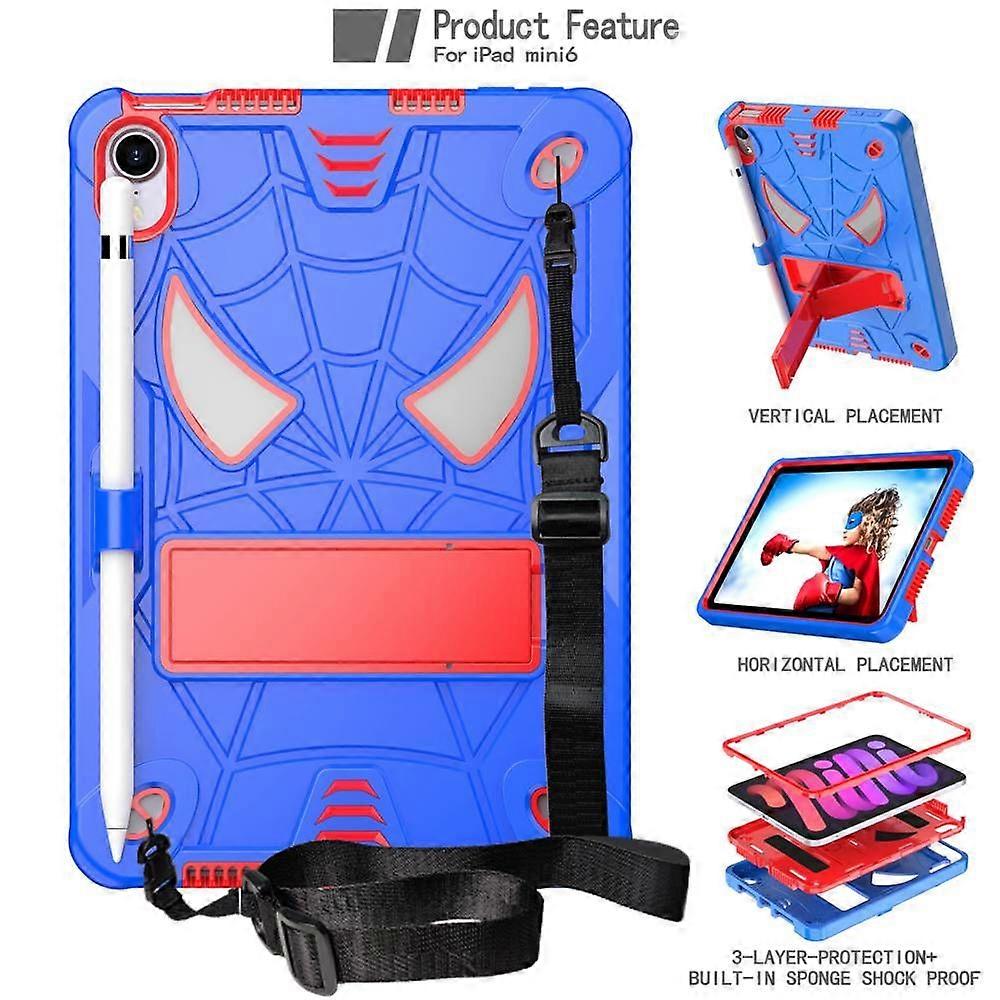 Gaibosi For iPad mini 6 case 8.3 inches (2021) model number A2567 A2568 A2569 full body tablet cover for kids stand sleeve