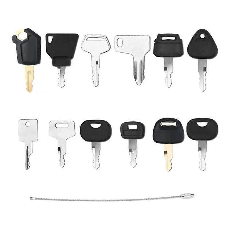 Engine Key Construction Machinery Key Heavy Equipment Construction Ignition Key Set for Machines R2LC