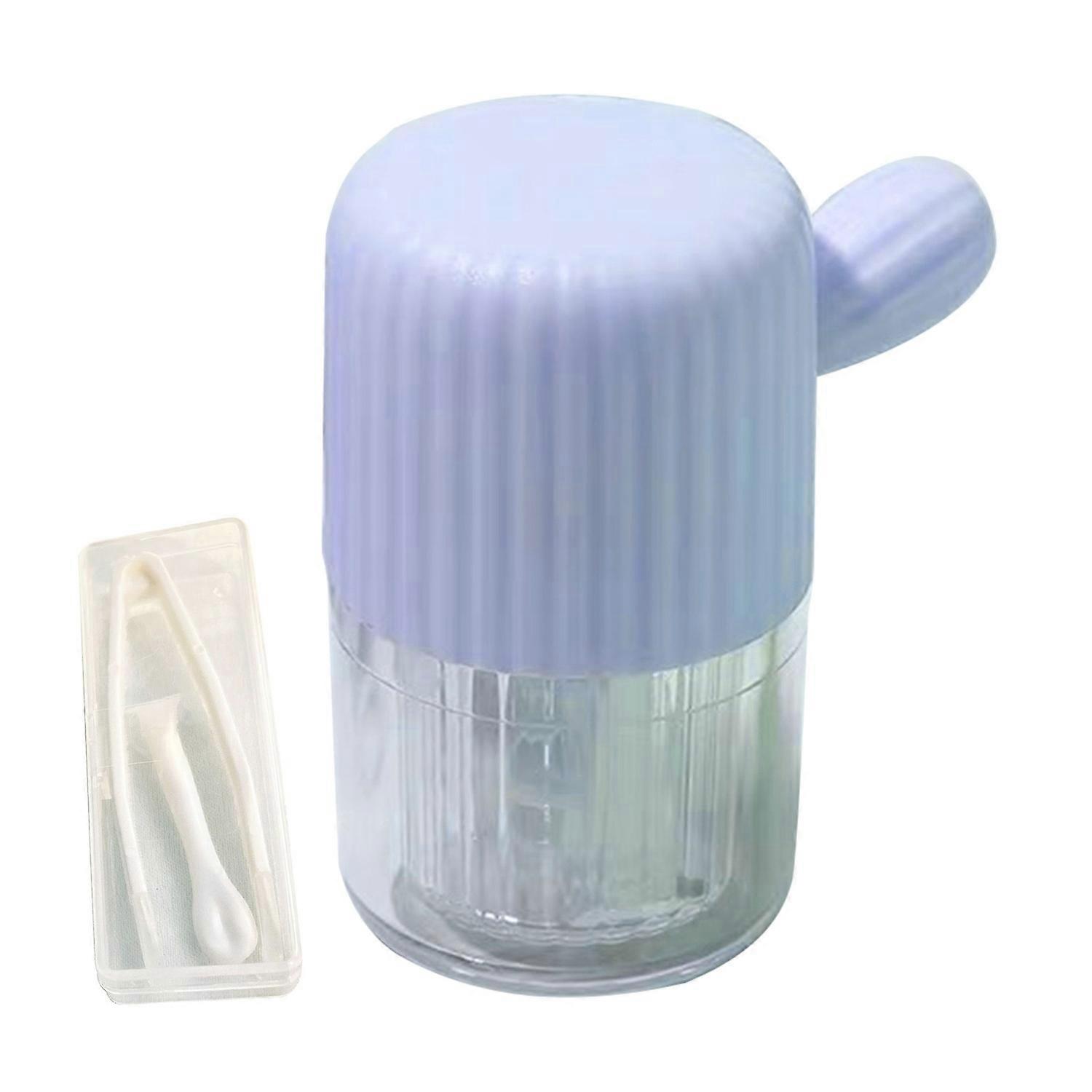 Contact Lens Washer with Tweezer Drawstring Energy Saving Contact Lens Cleaning Case Box Mini