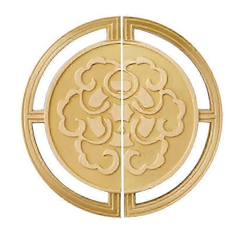 1 Pair Of Semi Circular Handles Brass Gold Cabinets Handle For Cupboard Drawer Dressing Table Furni
