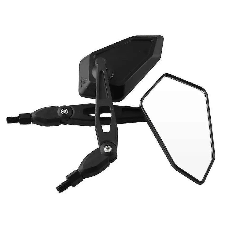 Universial Motorcycle Rearview Mirror Scooter E-Bike Handlebar Rear View Side Mirror Back Side Folding Mirror for Honda Kawasaki