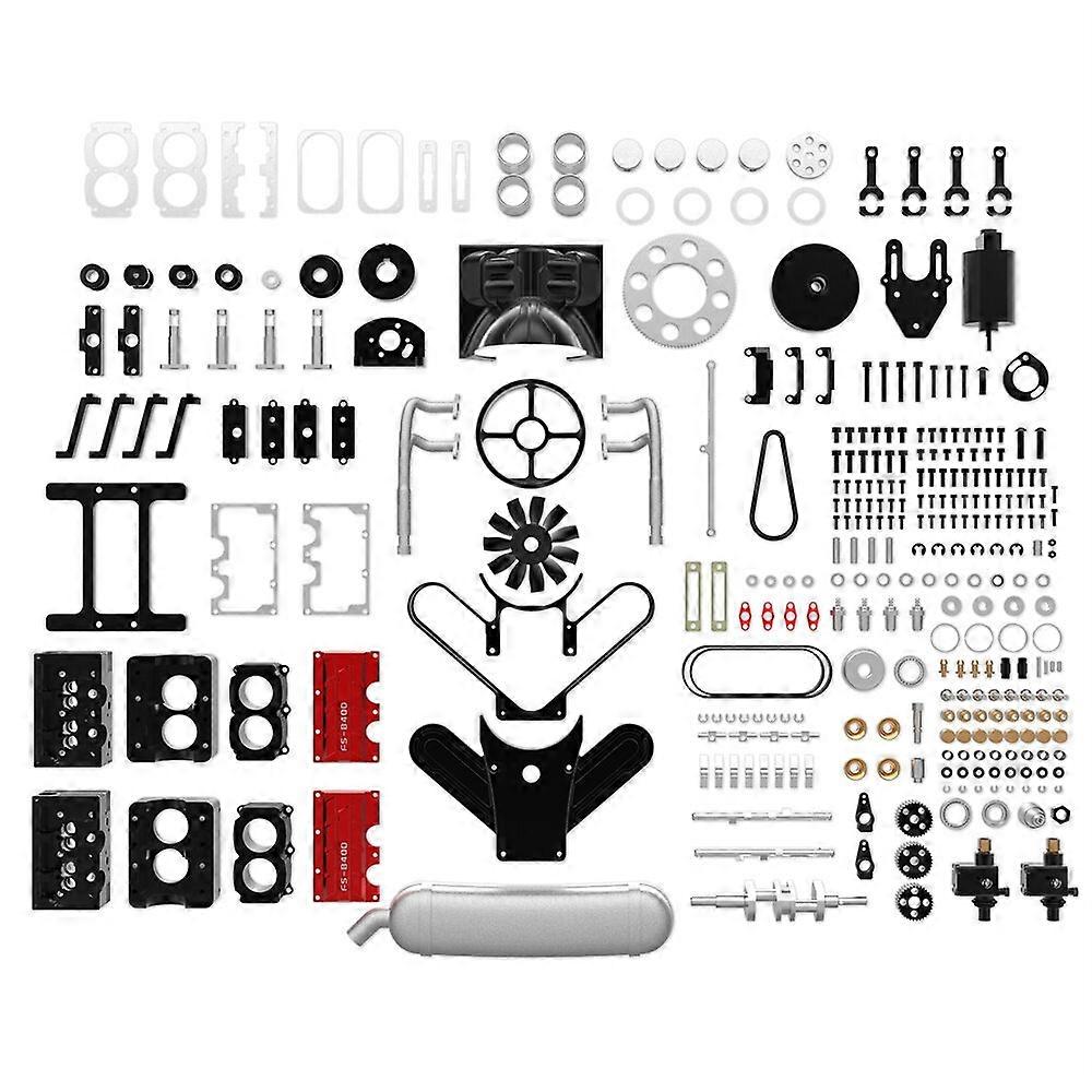 TOYAN Engine FS-B400 14cc Flat-four Engine Horizontal Opposed 4 Cylinder 4 Stroke Nitro H4 Engine Mo