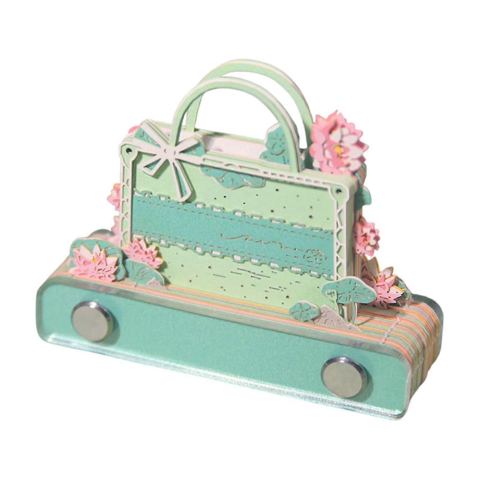 3D Memo Pads Post Notes DIY Note Pad Craftwork Creative Paper Tear Away Desk