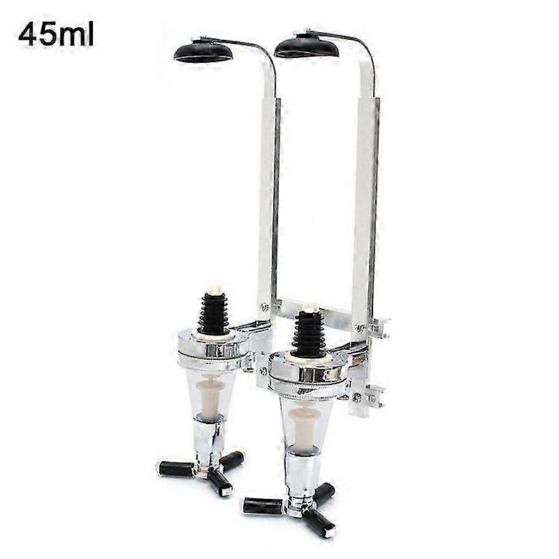 New Models 25/30/45ml Wall Mounted Stand 2 Bottle Wine Beer Dispenser Home Bar Pourer Rack KAESI