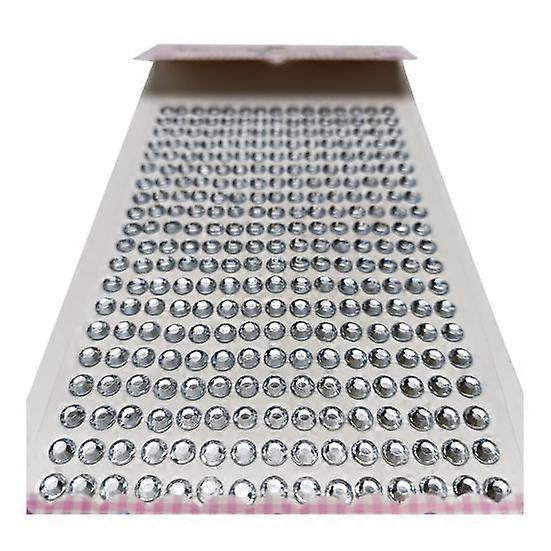 2 Set Beautiful Self-adhesive Long-lasting Scrapbooking Sticker 5mm Flatback Faux Diamond Scrapbook Art Decal for Kids