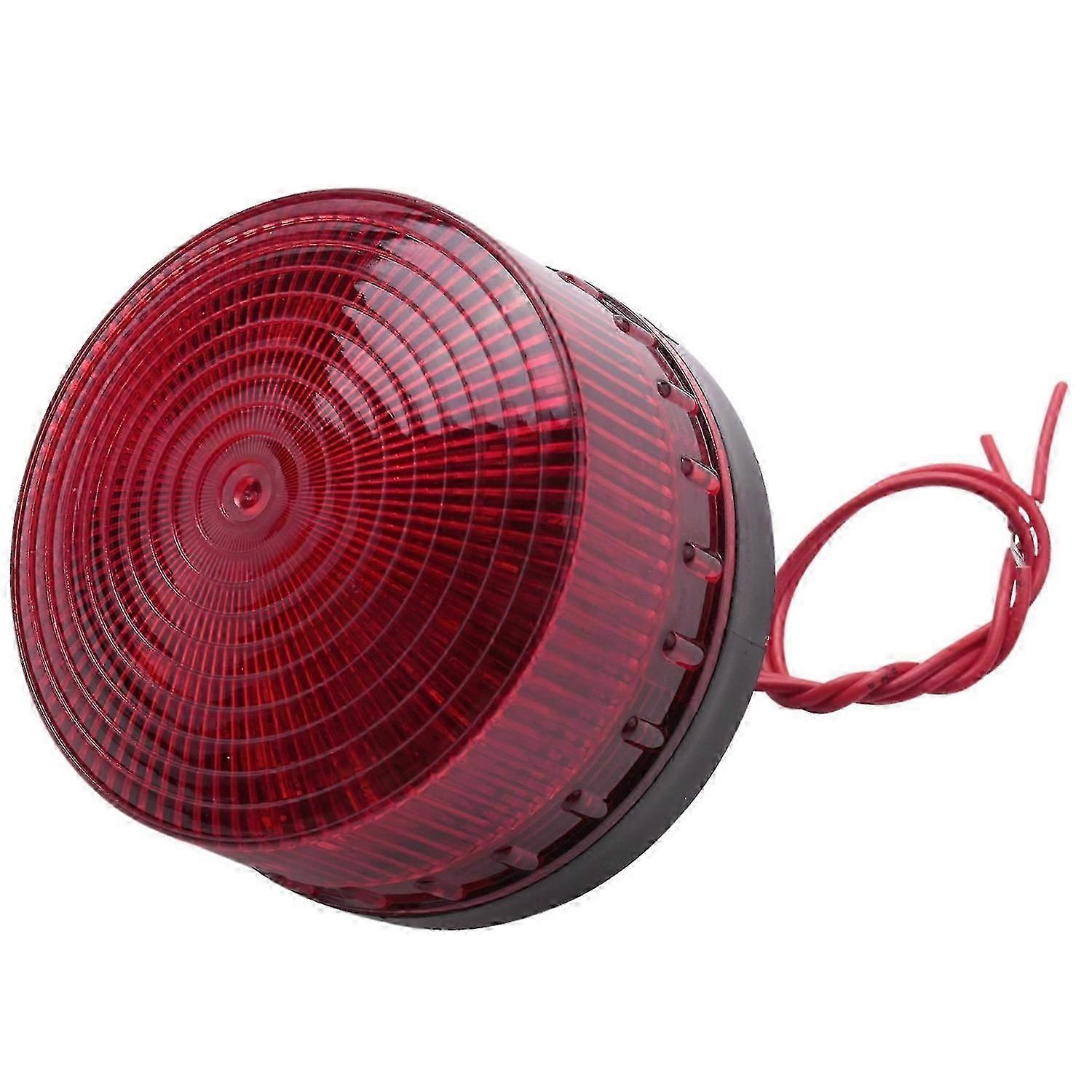 AC 220V Industrial LED Flash Strobe Light Accident Warning Lamp Red LTE-5061