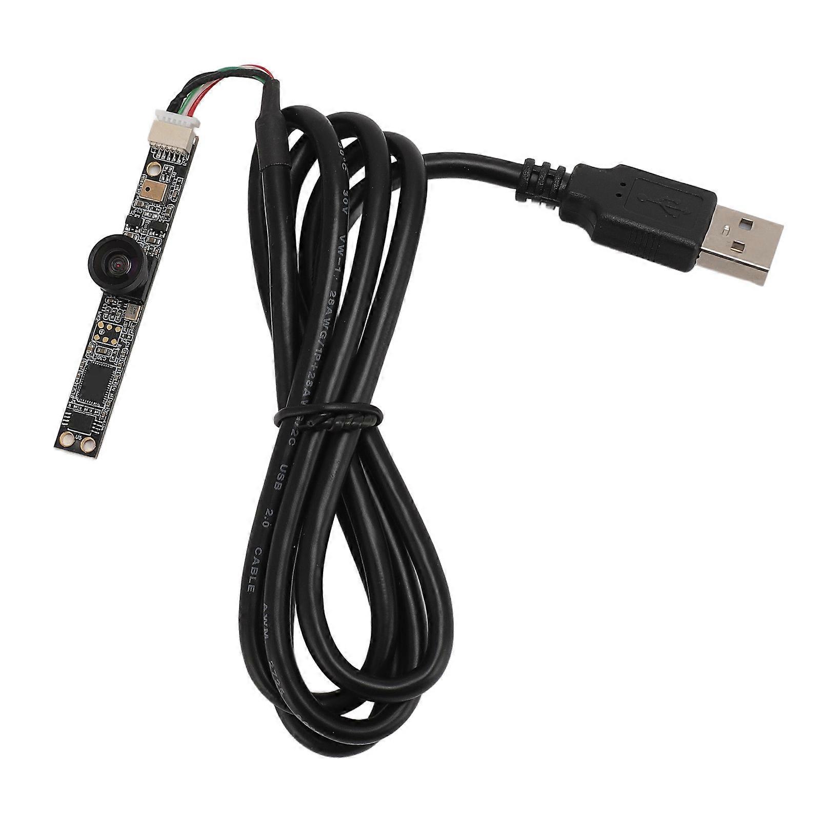 USB Camera Module 2MP HD 120 Degree Wide Angle Board Auto Focus Face Recognition with Built in Microphone