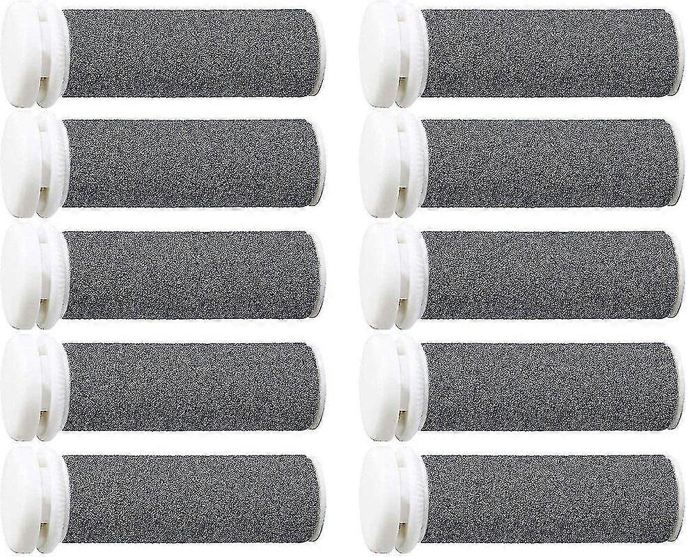 10 Pack Replacement Head Replacement Rollers Compatible With Emjoi Micro For Extremely Rough And Hard Skin.
