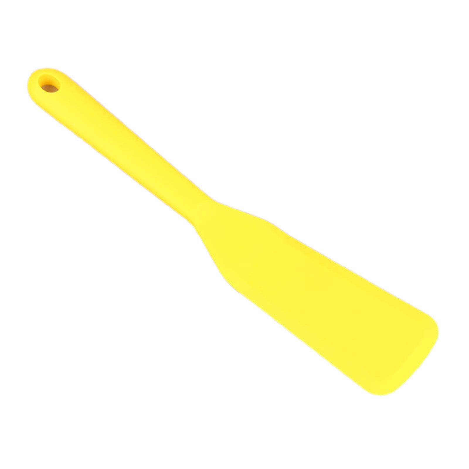 Silicone Frying Shovel Cooking Tool Easy to Use Kitchen Utensils Tool for Flipping Eggs & Steak Yellow