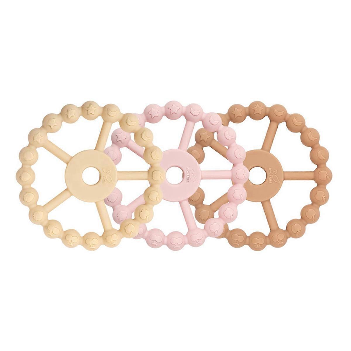 Keywords Ring Teething Baby Toy, Silica Gel Teething Ring Baby Toy, Easy-to-Grasp Toy, Baby Teethin