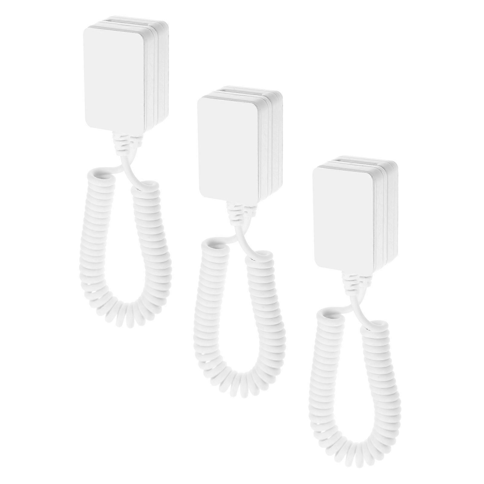 3 pcs Remote Control Retractable Tether Cellphone Retractable Cable with Self Adhesive Hook for Tablet