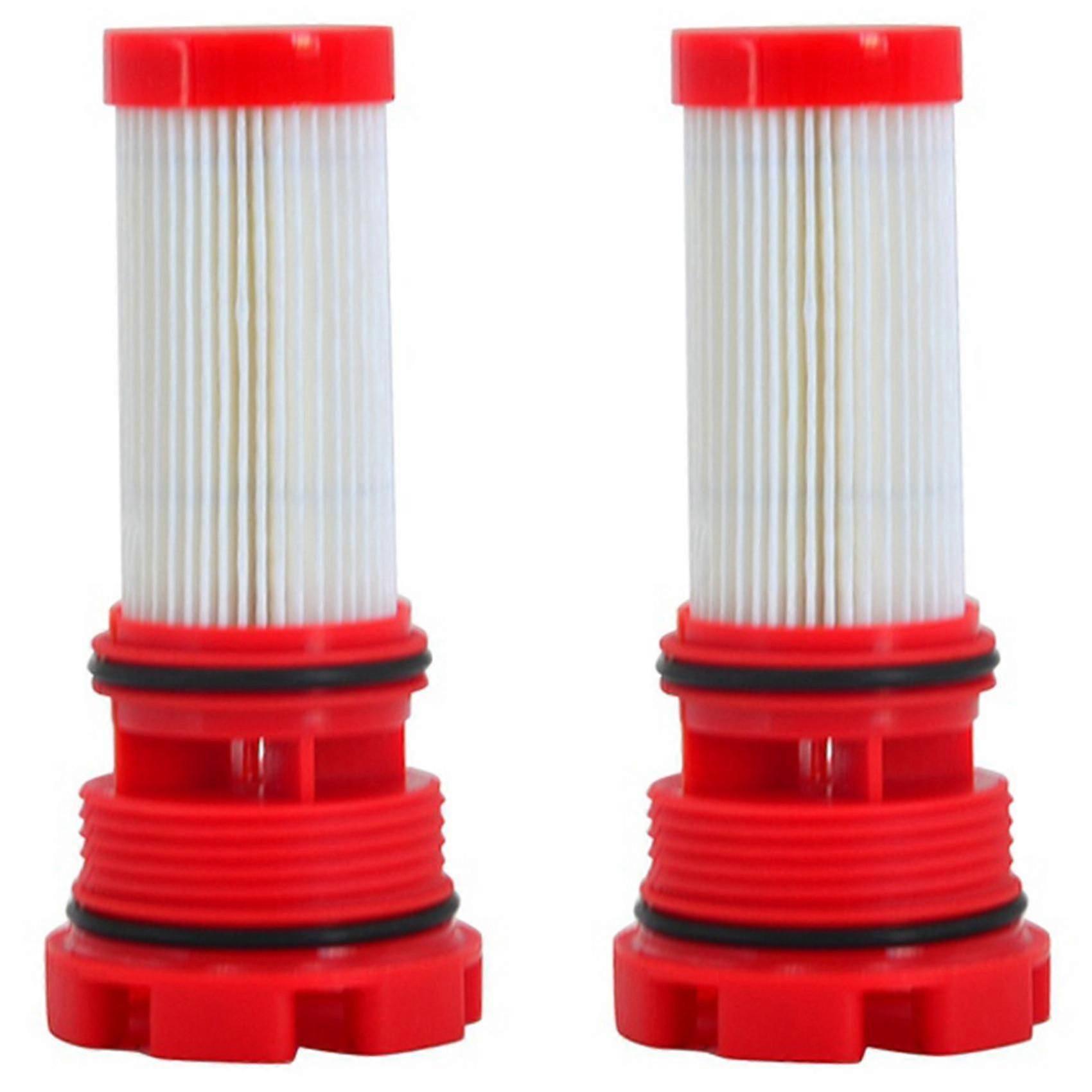 2x New Red Fuel Filter Fit For Ford Mercury Optimax/verado Engines