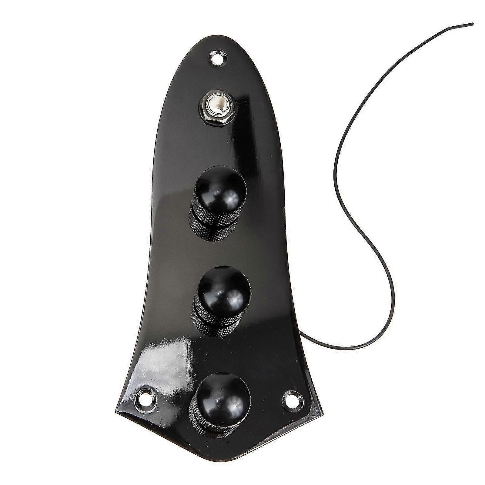 1 Set of Electric Guitar Wired Control Plate Guitar Control Plate Volume Tone Knobs