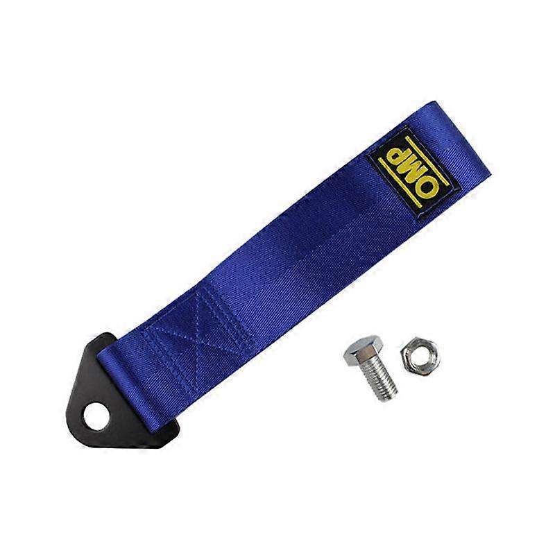 Universal 28cm High-Strength Nylon Tow Strap Car Racing Tow Ropes Auto Trailer Ropes Bumper Trailer Max 2T Towing Strap With Nut