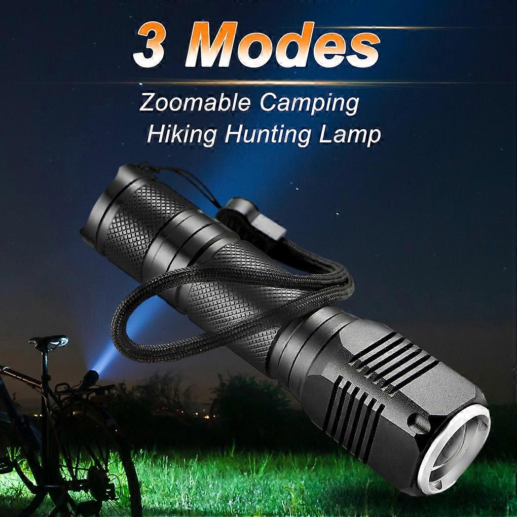 LED XPE Flashlight Lamp Aluminum Alloy Multi-Modes Camping Fishing Flashlight Lamp Multi-Function Night Lighting Household Travel