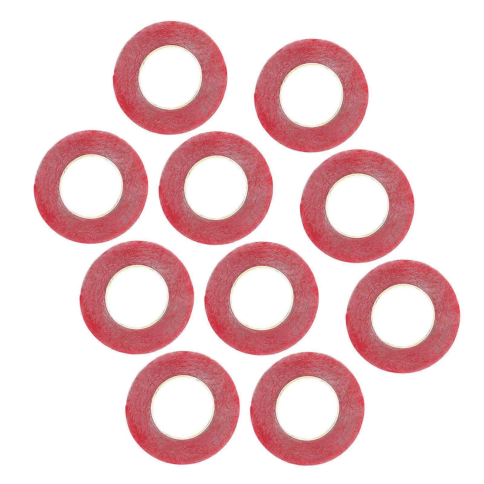 10 Rolls Double Sided Tape Clear Acrylic Removable Adhesive Heavy Duty Mounting Tape for Photo Frame Glass Installation