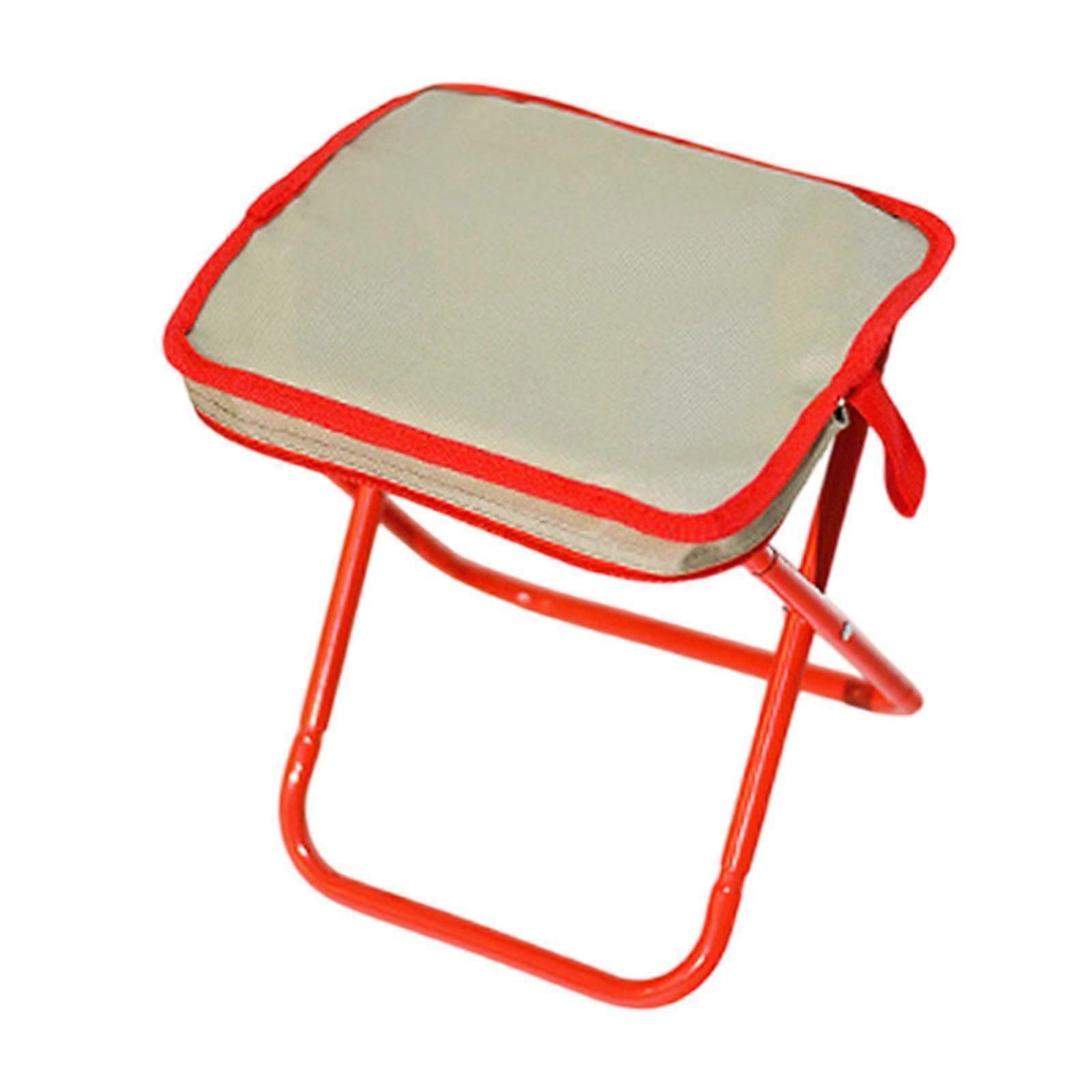 Camping Stool Compact Foldable Folding Foot Stool for Garden BBQ Backpacking