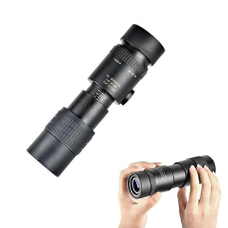 Compact Monoculars for Adults, Zoom Monocular Telescope with Crystal Clear Vision, 10-300x40 Adjustable Magnification, Ideal for Bird Watching,