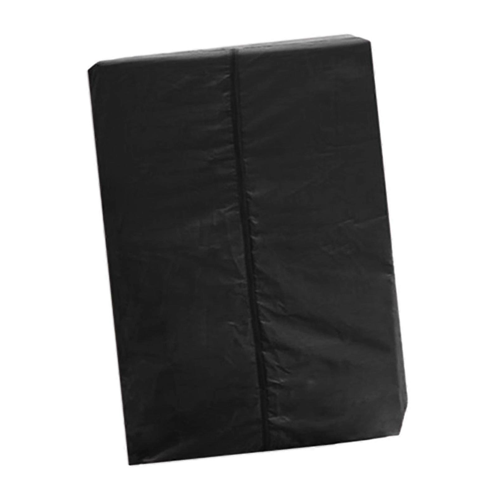 Waterproof Treadmill Cover with Drawstring and Zip black