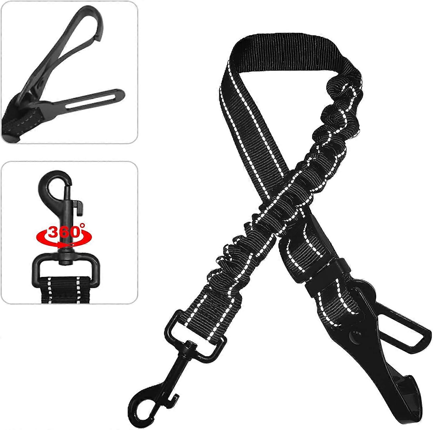 2 in 1 Latch Bar Attachment Dog Car Safety Belt, Universal Compatibility Ensures Secure Travel for Your Furry Friend in Any Vehicle