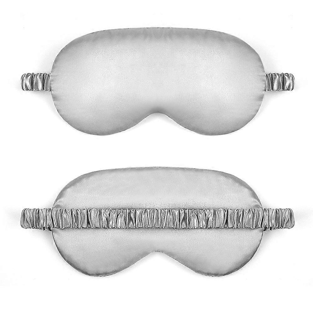 Silk Sleep Eye Mask Adjustable for Night Use, Soft Fabric, Comfortable Fit, Travel-Friendly Design