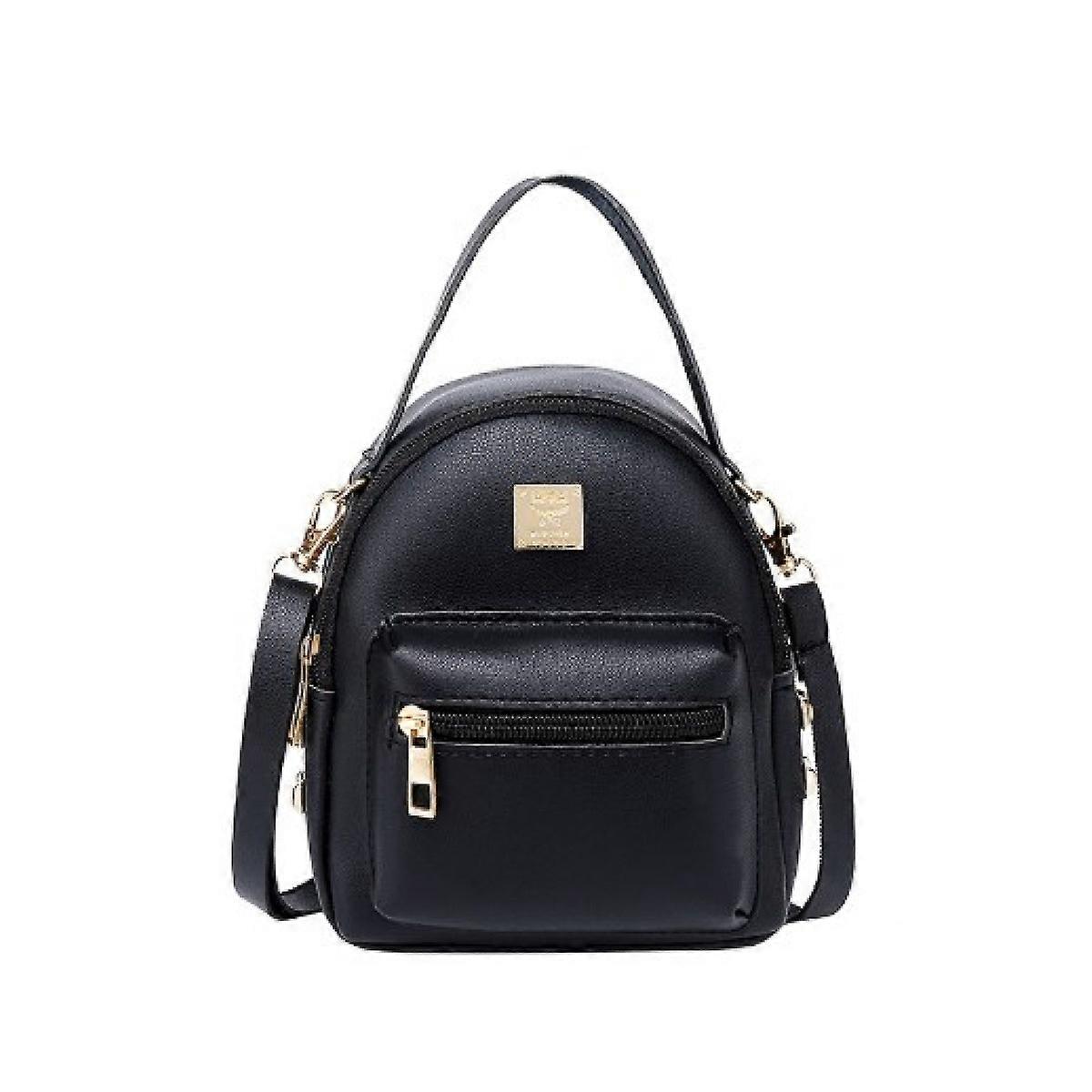 Women's PU Backpack, Removable Shoulder Strap, Lightweight Mini Backpack with Handle