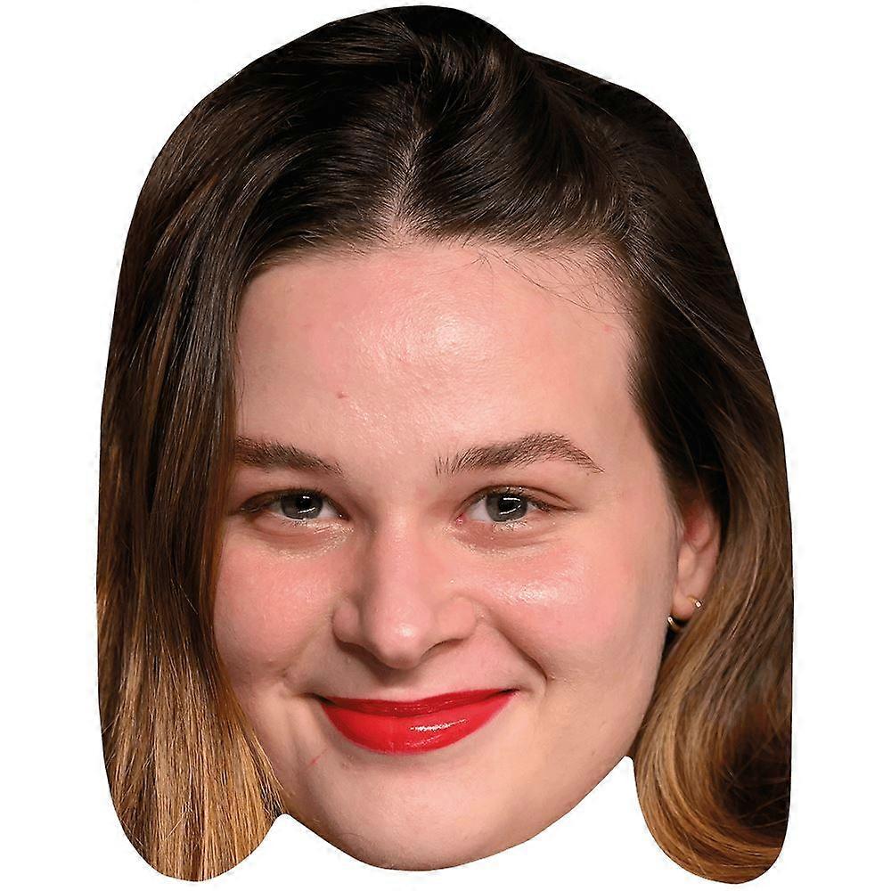 Katerina Kulp (Smile) Celebrity Mask, Flat Card Face